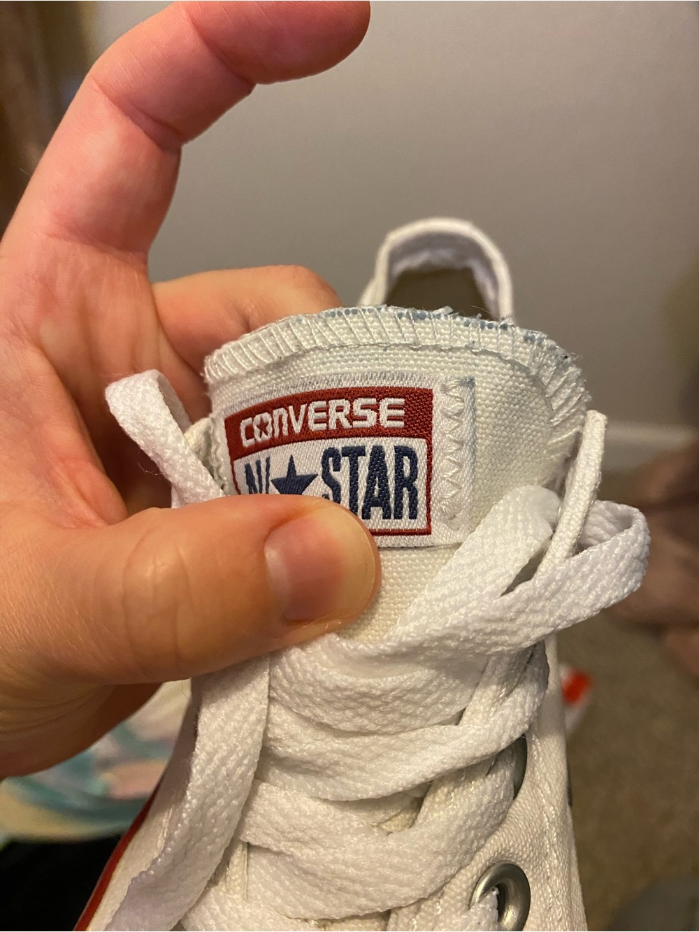 Converse Chuck Taylor All Star Low Top White Sneakers size 7 - Picture 9 of 11
